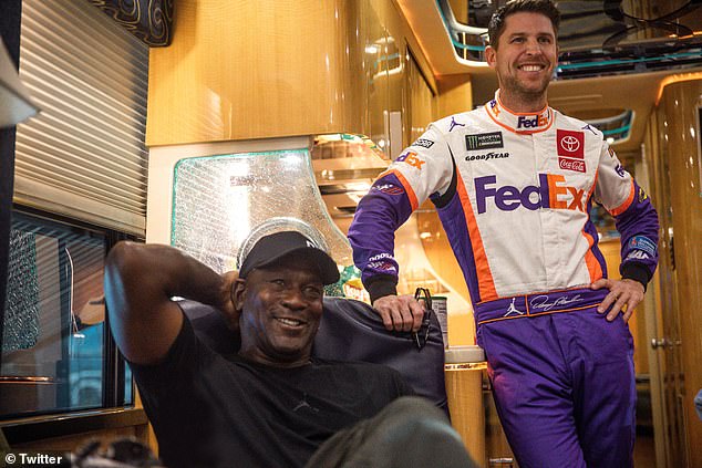 Editors note:  Michael Jordan launches his own NASCAR team and signs Bubba Wallace - the circuit's only black driver - in bid to diversify the sport