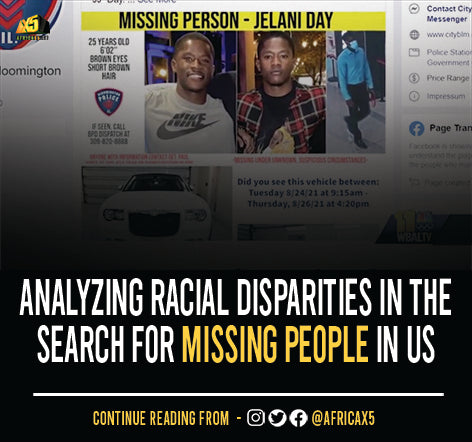 Analyzing racial disparities in the search for missing people in US