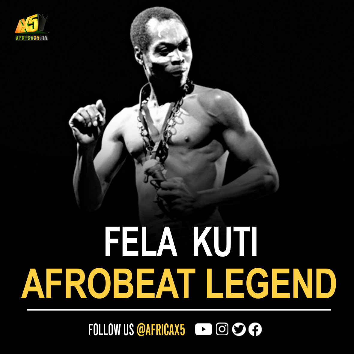 Legendary Father of Afrobeats, Fela Kuti, Honored With Exhibition In Paris