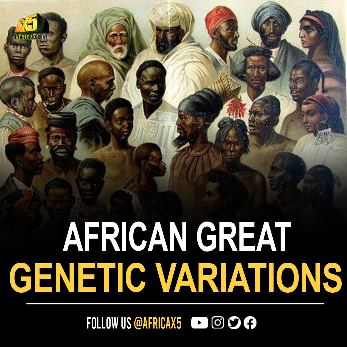 AFRICAN GREAT GENETIC VARIATION