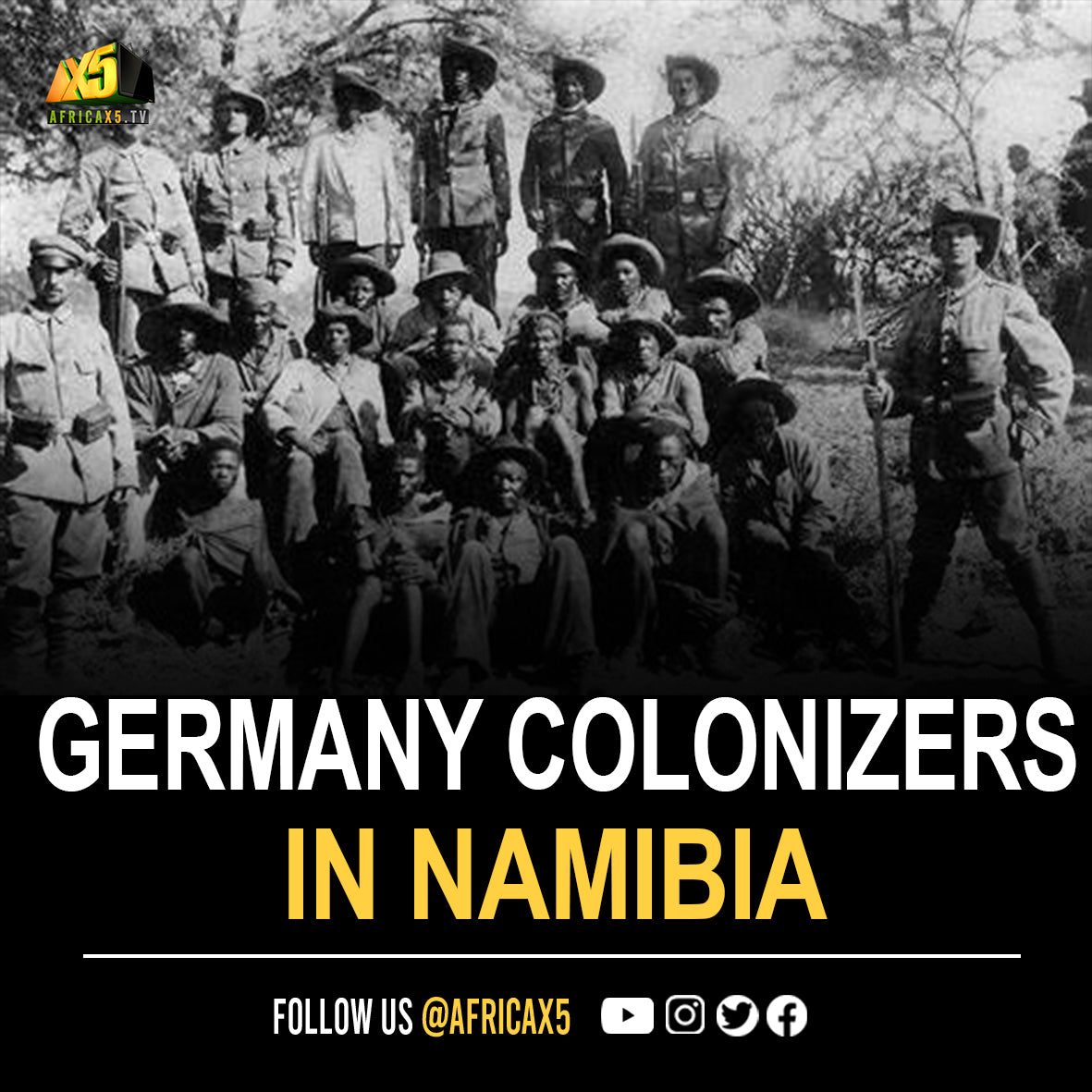 German colonizers in Namibia, due to their interest in evolutionary theory & missing links executed inmates and decapitated them.