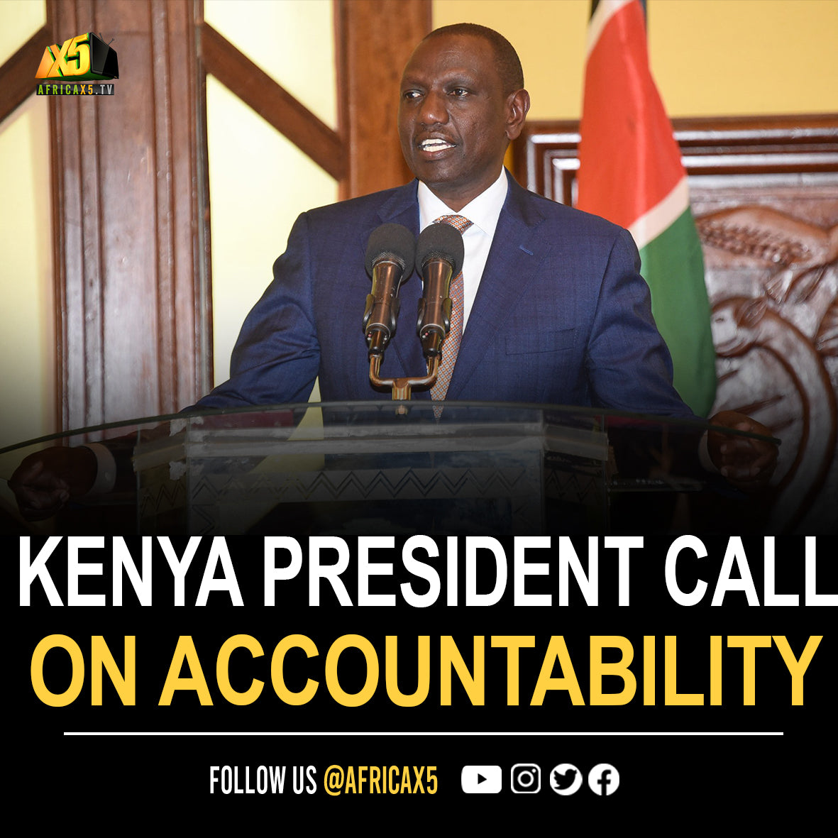 Kenyan President William Ruto called Sunday (Feb. 19) for rich countries to be held accountable for driving global warming and for a revamp of international financial institutions to better fight climate change.