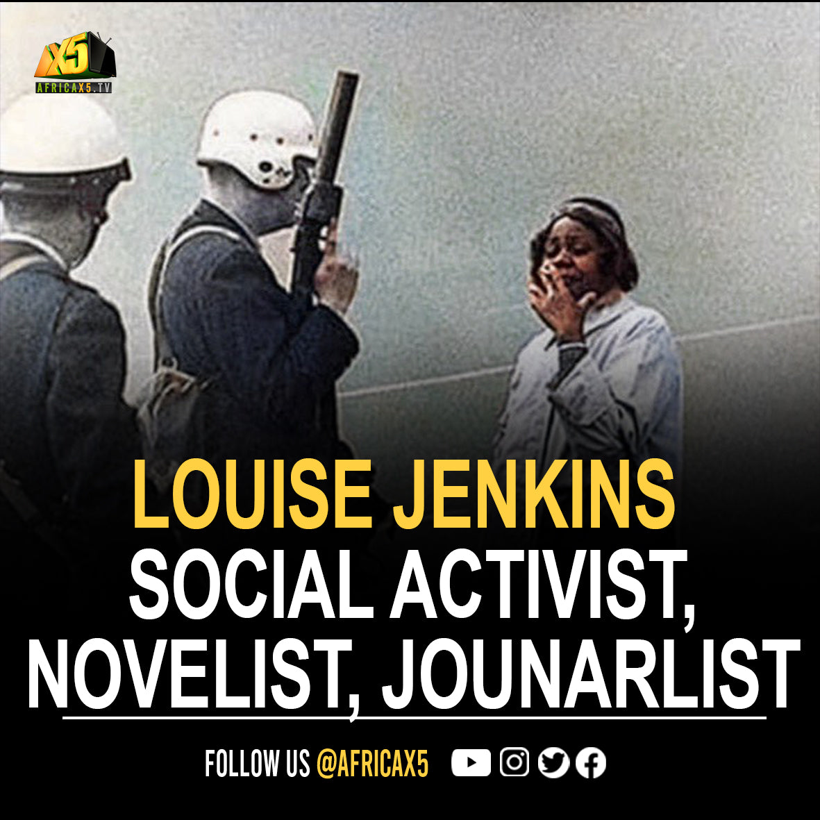 Louise Jenkins Meriwether, a novelist, essayist, journalist and social activist, was the only daughter of Marion Lloyd Jenkins and his wife, Julia.