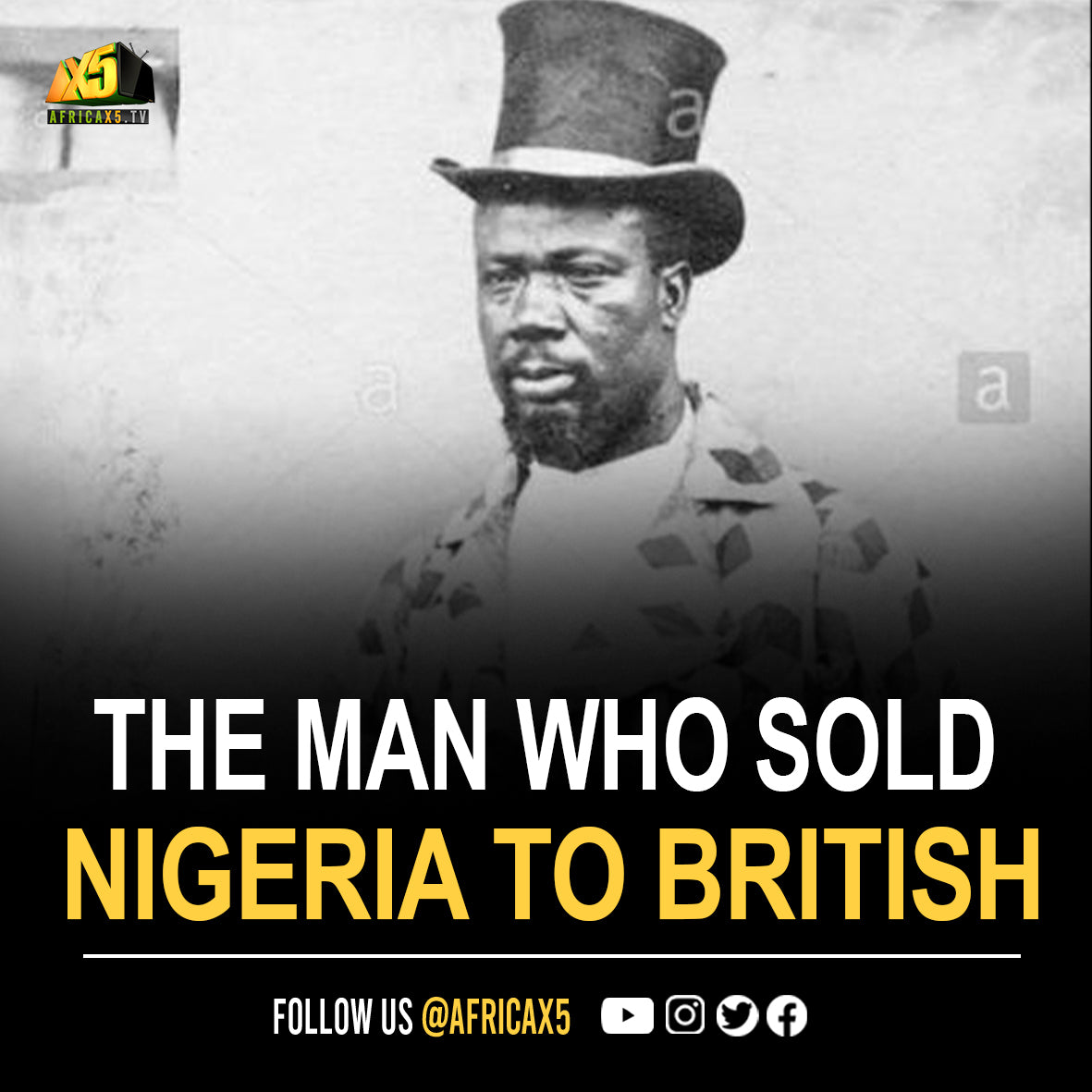 STORY OF THE MAN WHO SOLD WHAT IS NOW NIGERIA TO THE BRITISH FOR £865K (pounds) IN 1899
