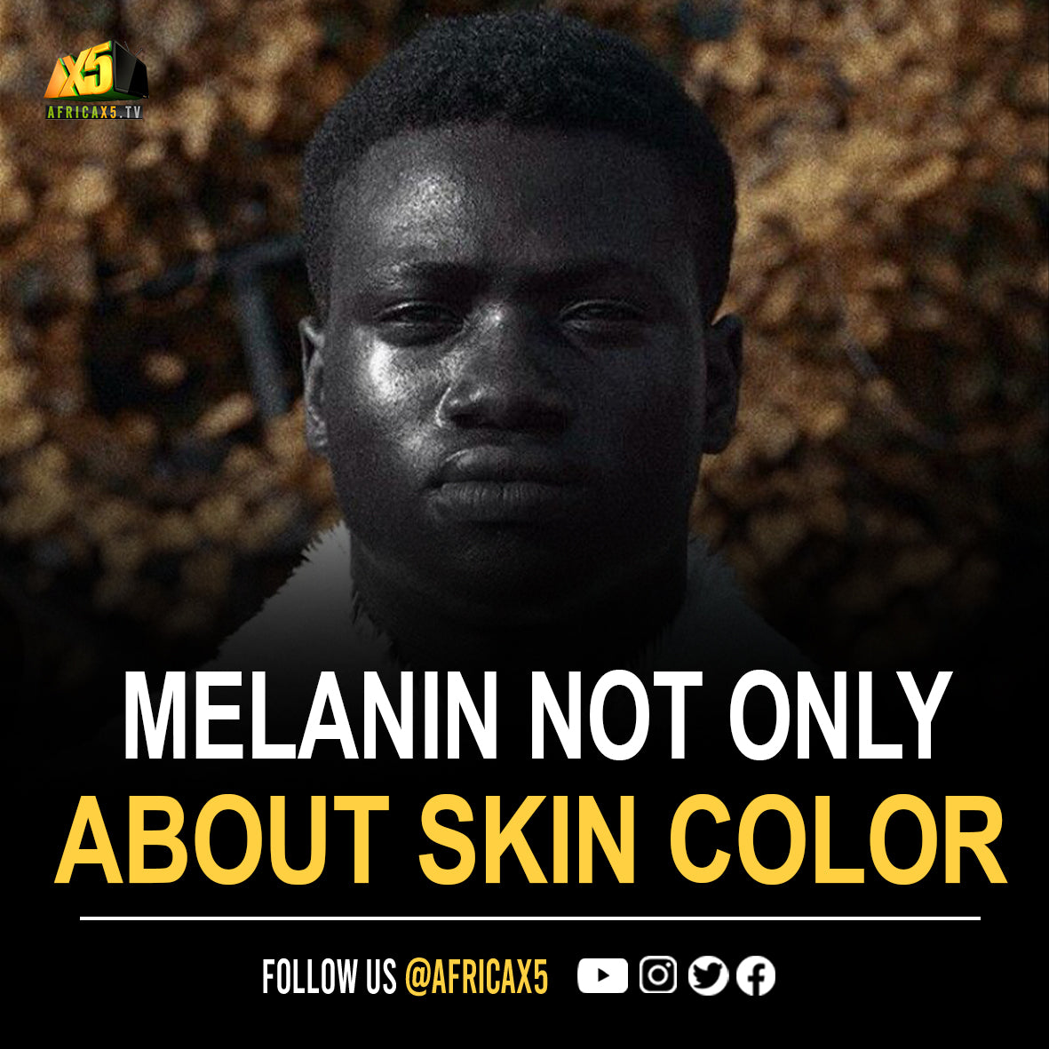 Melanin is not only about skin color. Scholars focus on that to hide all its greatness because it benefits Africans.