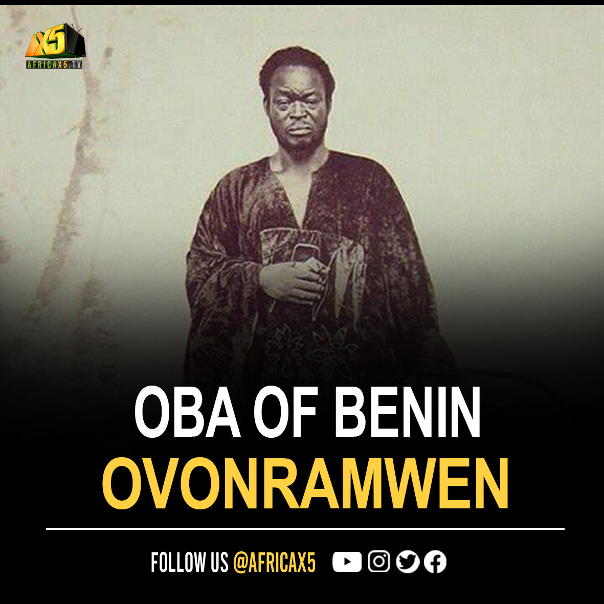 The Story of the Oba of Benin Who Was Exiled to Calabar by the British  Oba Ovonramwen Nogbaisi