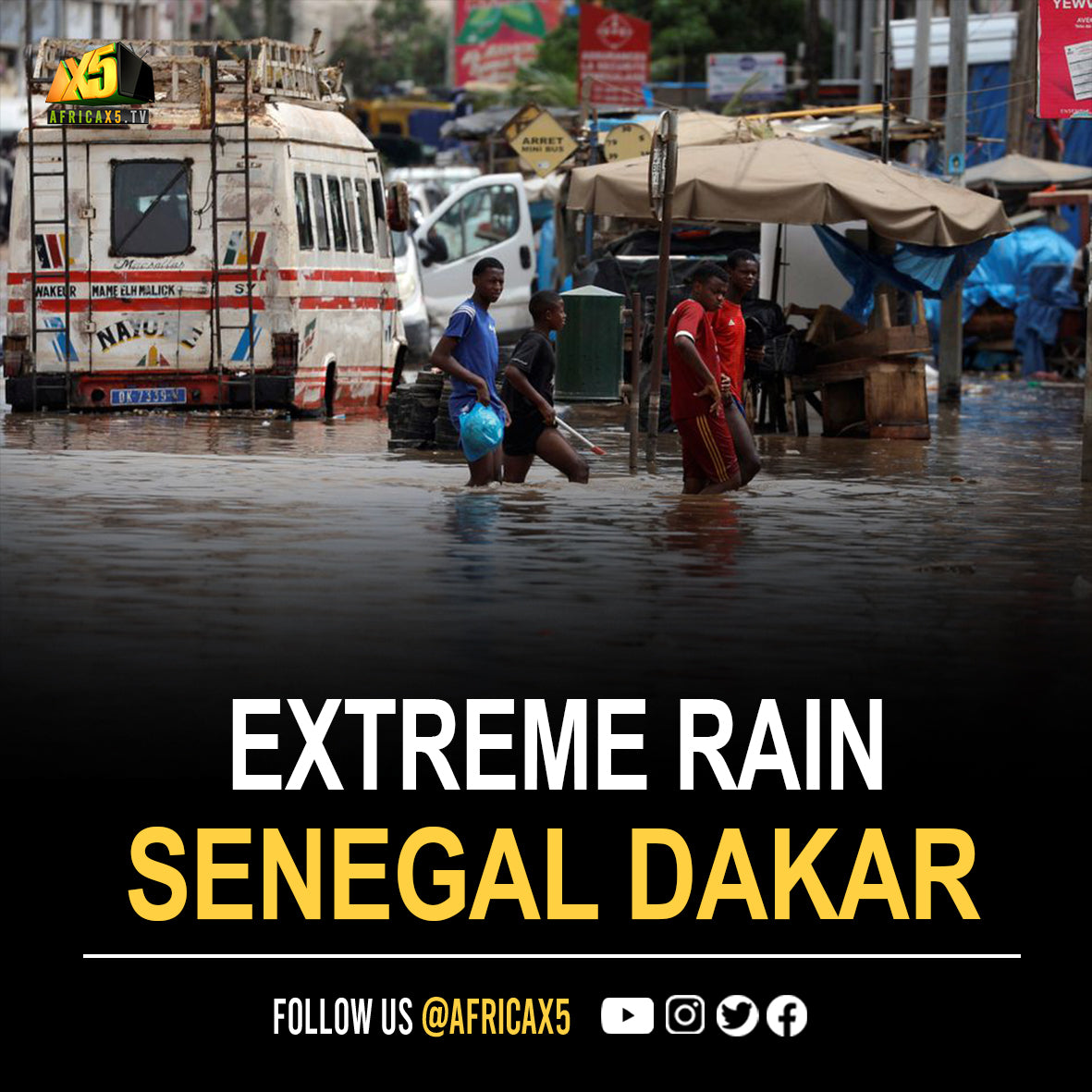 Extreme rain kills one and causes huge damage in Senegal's capital, Dakar