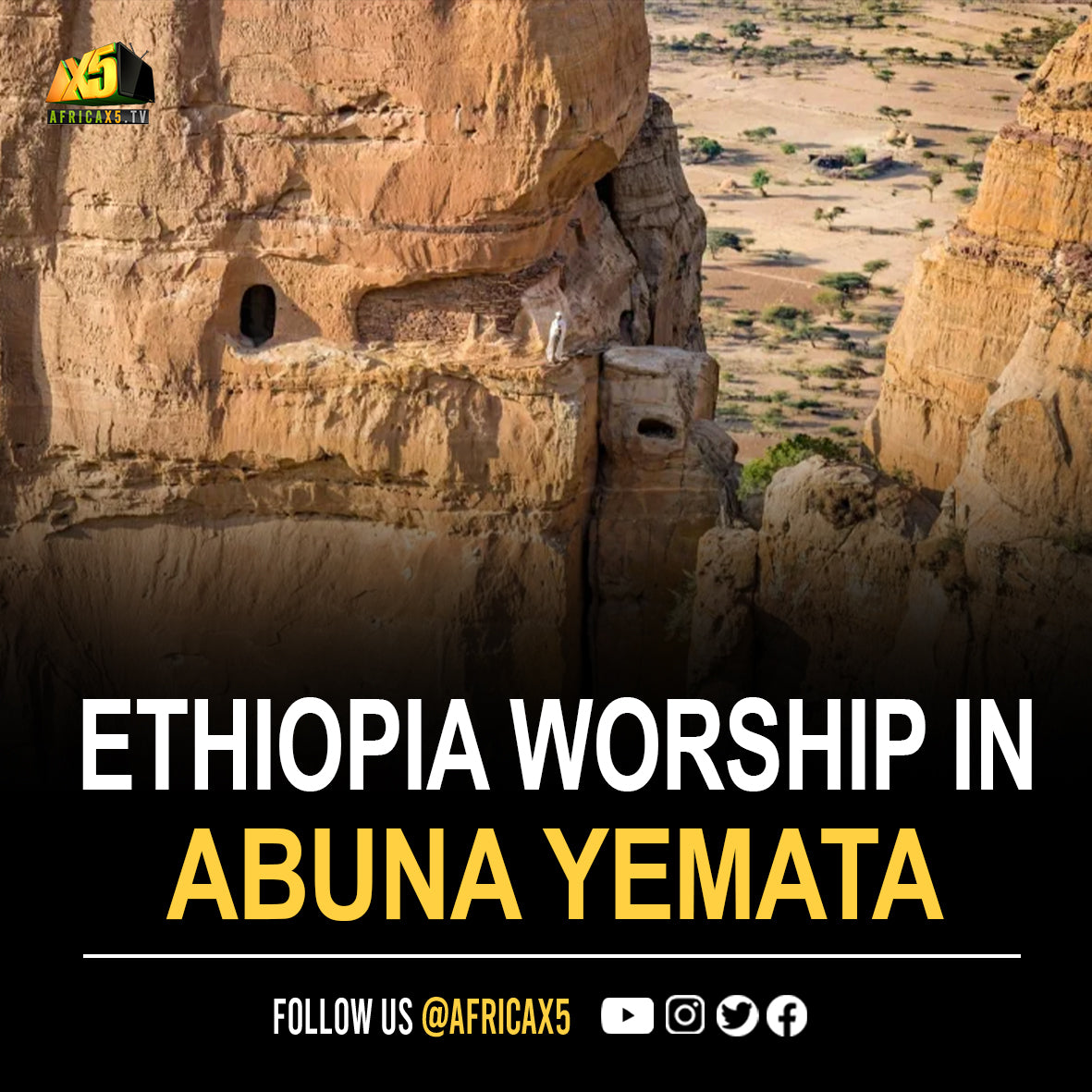 Ethiopia's 'Abuna Yemata Guh' is arguably the most inaccessible place of worship on earth and has to be climbed on foot to reach.