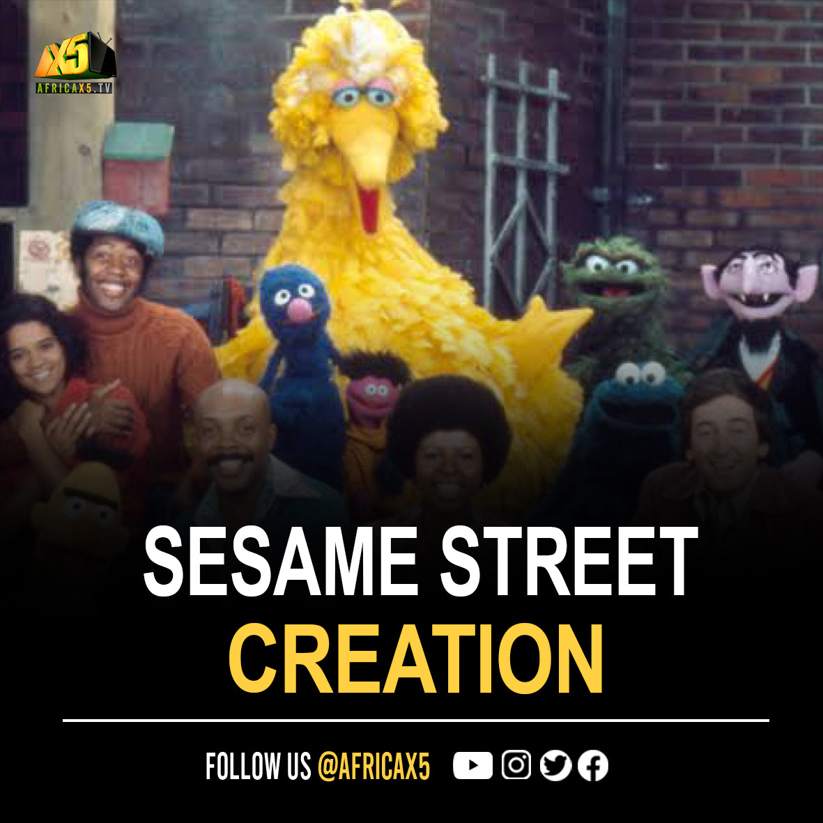 Sesame Street was originally created for black and brown inner city kids