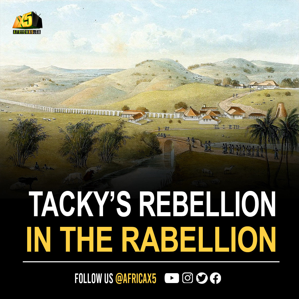 Tacky's War was the most significant slave uprising in the Caribbean between the 1733 slave insurrection on St. John and the 1791 Haitian Revolution.