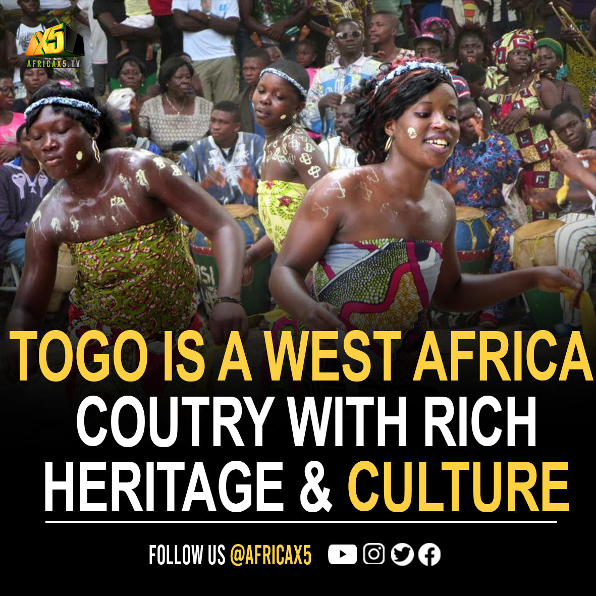 Togo is a small West African country with a rich cultural heritage and unique characteristics.