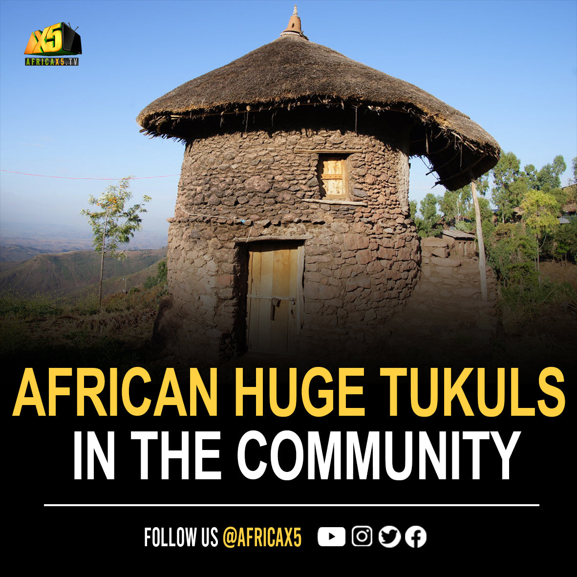 The African huge tukul serves as a versatile and essential hub within the community, fulfilling various practical and cultural roles.