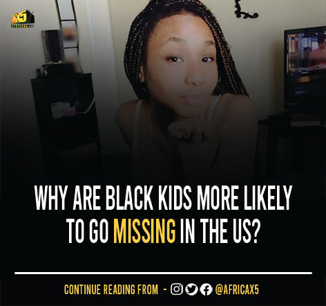 Why are black kids more likely to go missing in the US?