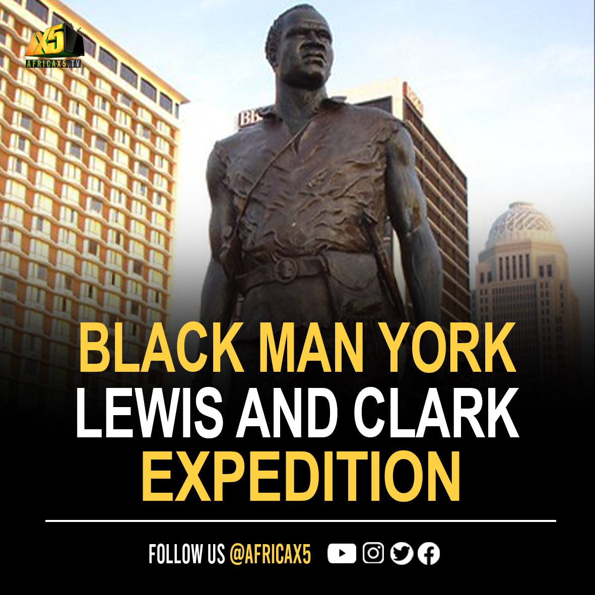 Everyone knows Lewis & Clark, but did you know that there was a black man who was also part of the expedition