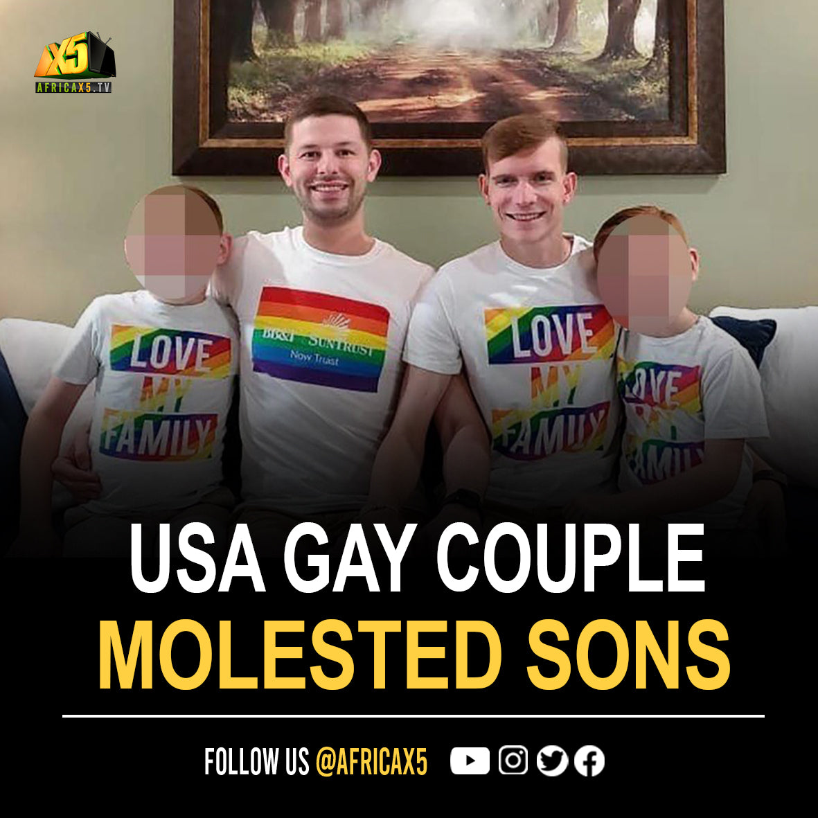 A gay couple from Georgia charged with molesting their two adopted sons and using them to record child porn