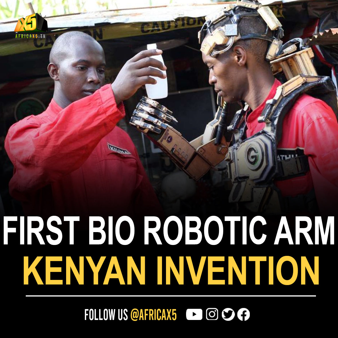Two Kenyan Inventors Have Created The World’s First Bio-Robotic Arm Operated By Brain Signals