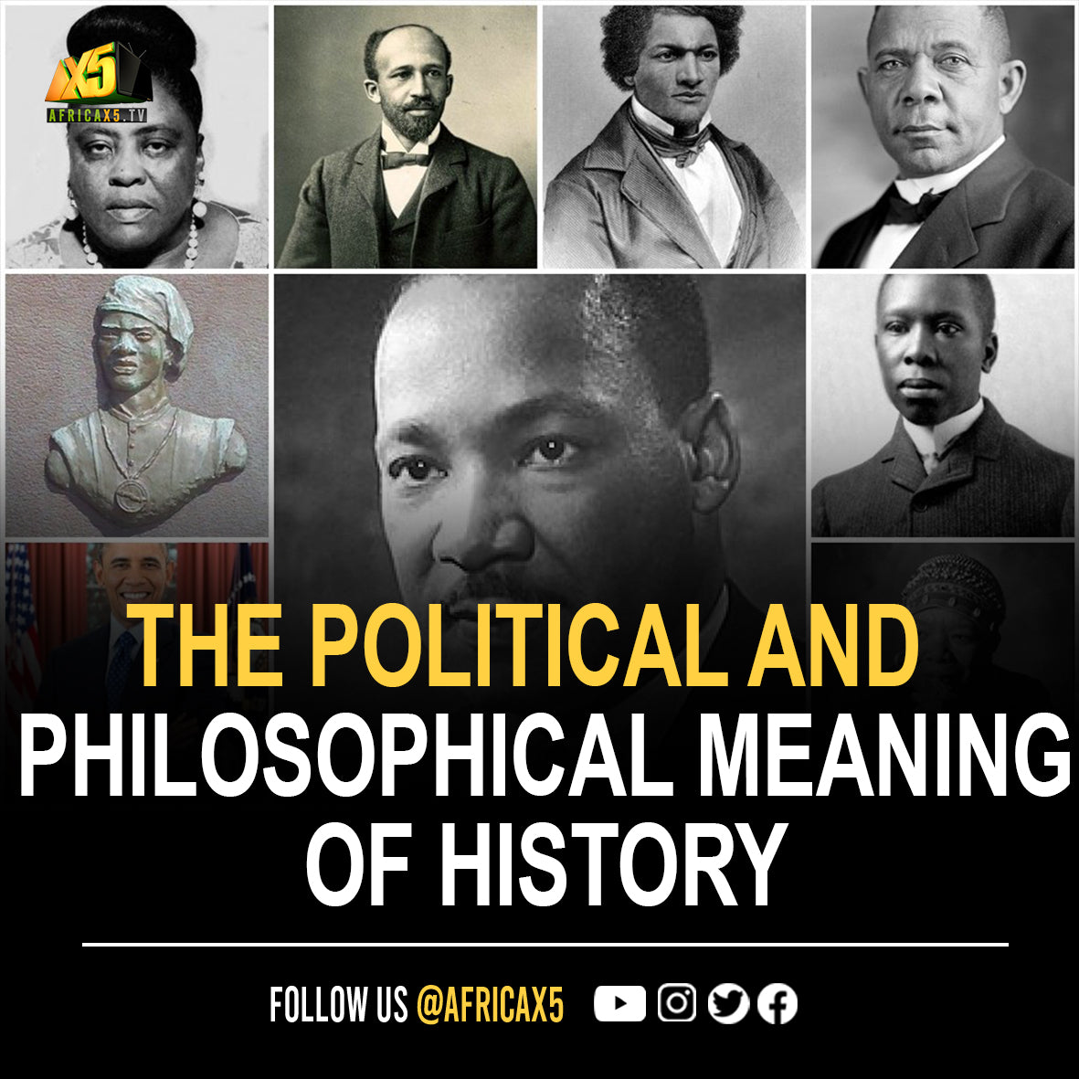 The Political and Philosophical meaning of History. "When someone controls your history that person controls you and that can be forever."