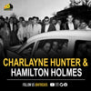 Charlayne Hunter and Hamilton Holmes, the first black  students enrolled at the University of Georgia 2 days earlier, were suspended.
