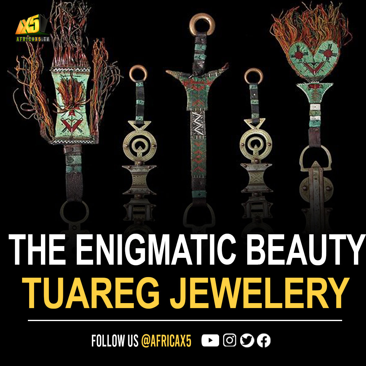 The Enigmatic Beauty of Tuareg Jewelry Renowned as master silversmiths, the Tuareg hold silver in high regard, considering it the metal of the prophet.