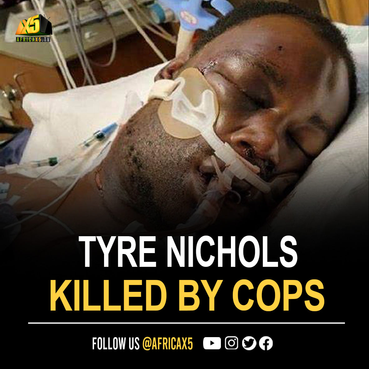 Brutal body camera video showing Tyre Nichols being beaten, pepper sprayed and Tasered by multiple cops during a traffic stop earlier this month leading to his Death.